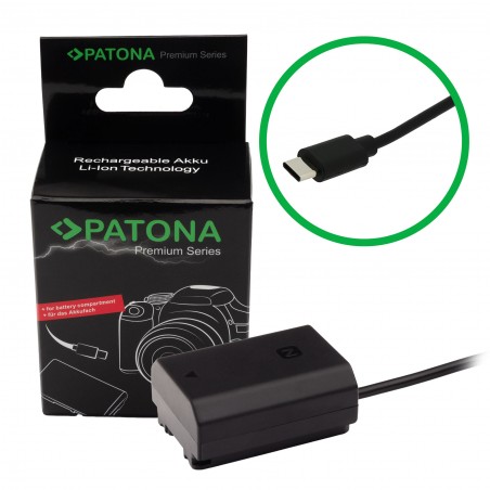 BATTERIE PATONA  PREMIUM COUPLER USB-C FZ-100