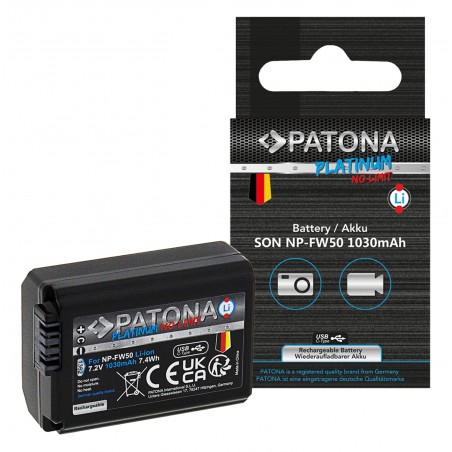 PATONA PLATINUM SON NP-FW50 1030 mAh