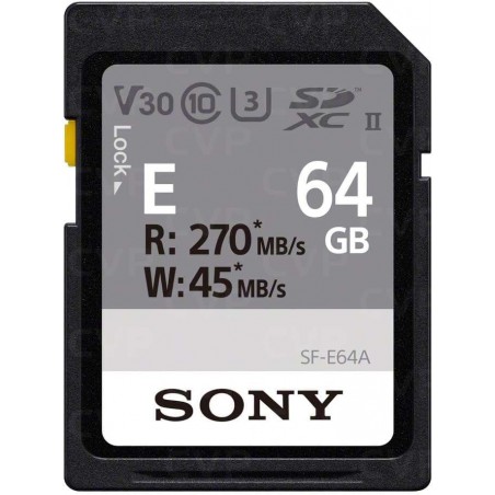 CARTE MEMOIRE SONY 64 Go R270/W45 - SFE-64-A