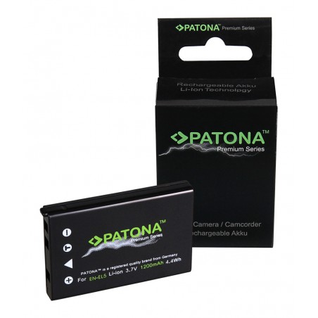 BATTERIE PATONA PREMIUM 1165 POUR NIKON COOLPIX EN-EL5